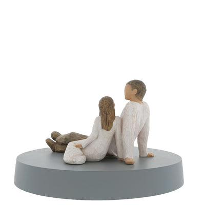 Figurine Père et fille - Willow Tree - <i>Célébrer l'amour entre pères et filles</i>
