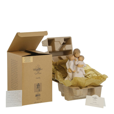 Figurine Paisiblement - Willow Tree - <i>Doucement enlacés d'amour</i>
