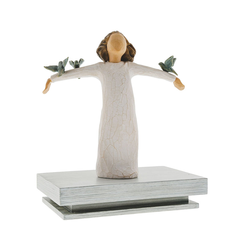 Figurine Bonheur - Willow Tree - <i>Libre de chanter, rire, danser... Créer !</i>
