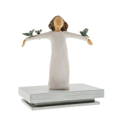 Figurine Bonheur - Willow Tree - <i>Libre de chanter, rire, danser... Créer !</i>