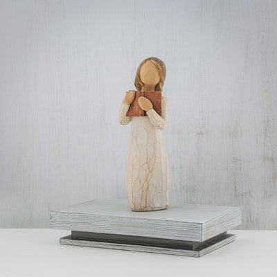 Figurine L'amour d'apprendre - Willow Tree - <i>Livres ouverts, ouvert d'esprit</i>