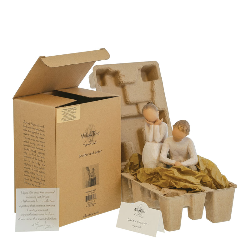 Figurine Frère et sœur - Willow Tree - <i>À mes côtés</i>