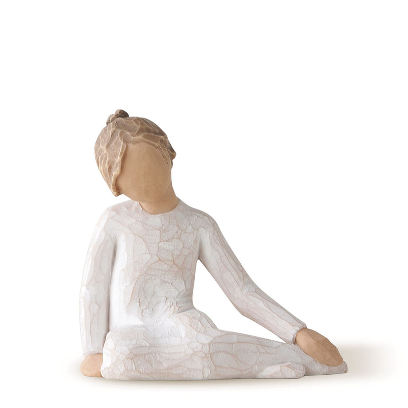 Figurine Enfant réfléchi - Willow Tree - <i>Épanoui par votre amour et votre affection</i>