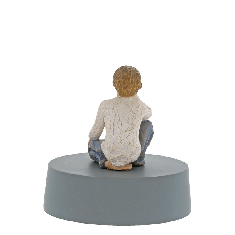 Figurine Enfant curieux - Willow Tree - <i>Épanoui par votre amour et votre affection</i>