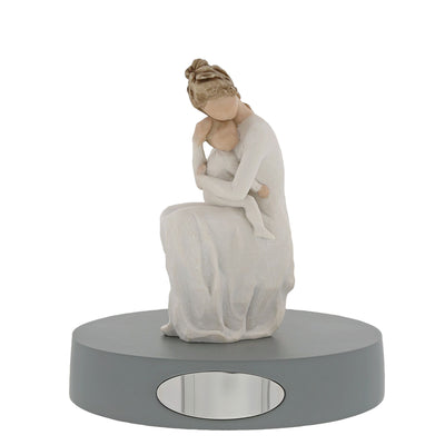 Figurine Pour toujours - Willow Tree - <i>Maintenant et pour toujours, je te porte dans mon coeur</i>