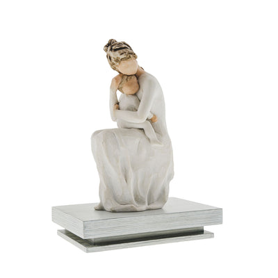 Figurine Pour toujours - Willow Tree - <i>Maintenant et pour toujours, je te porte dans mon coeur</i>