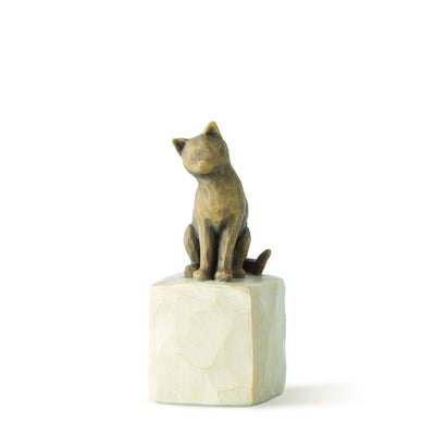 Figurine J'aime mon chat - Willow Tree - <i>Toujours avec moi, plein de personnalité !</i>
