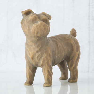 Figurine J'aime mon chien - Willow Tree - <i>Toujours avec moi, plein de personnalité !</i>