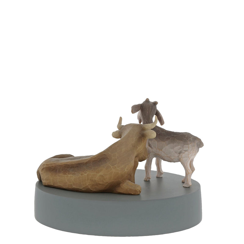Figurine Boeuf et chèvre - Willow Tree - <i>Offrant chaleur et protection</i>